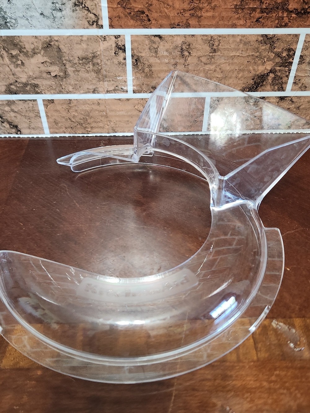 KitchenAid Stand Mixer Clear Plastic Pouring Shield Splash Guard Attachment